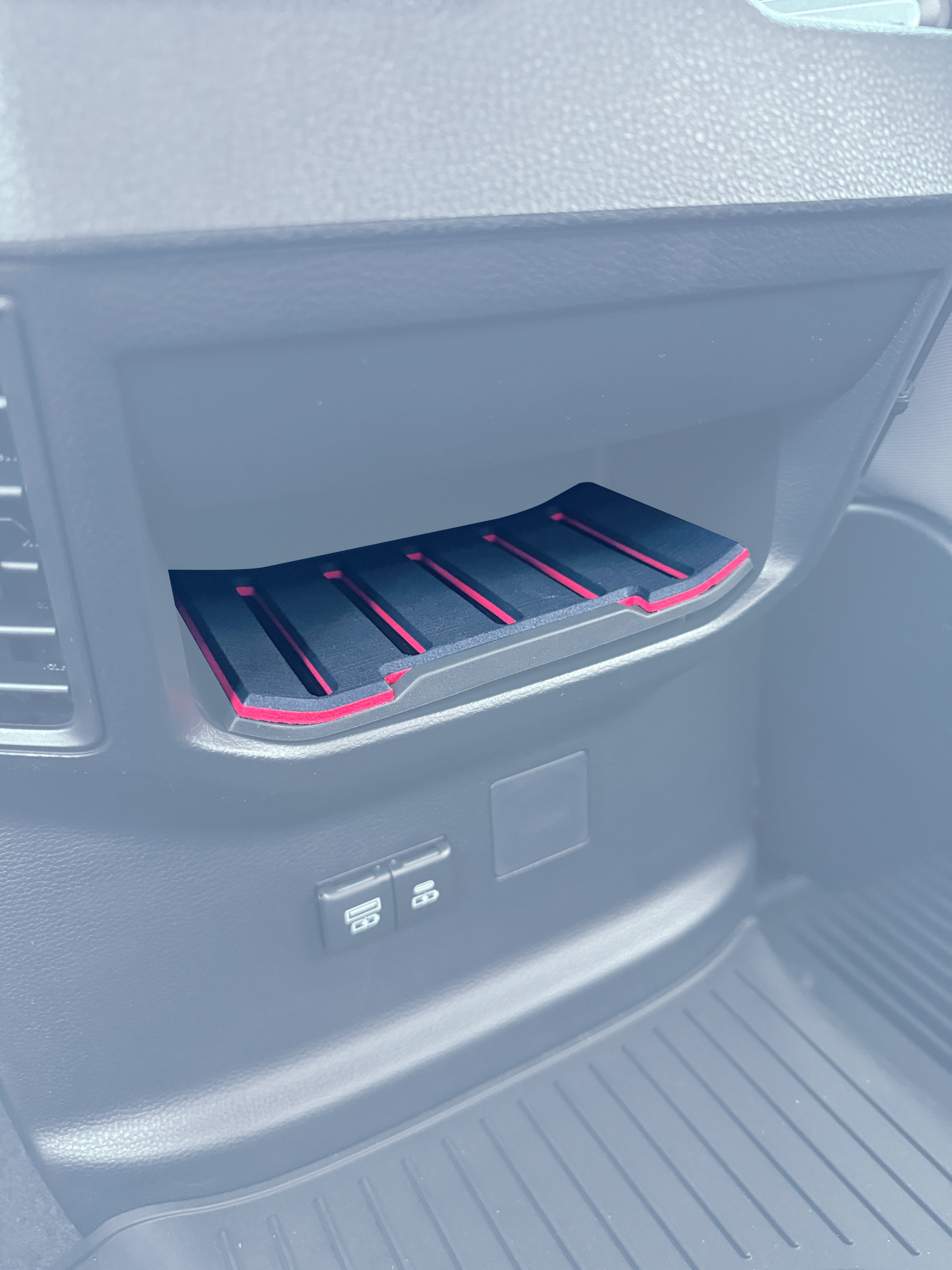 Rear Center Console Foam Inserts Fits 2022-2026 Toyota Tundra