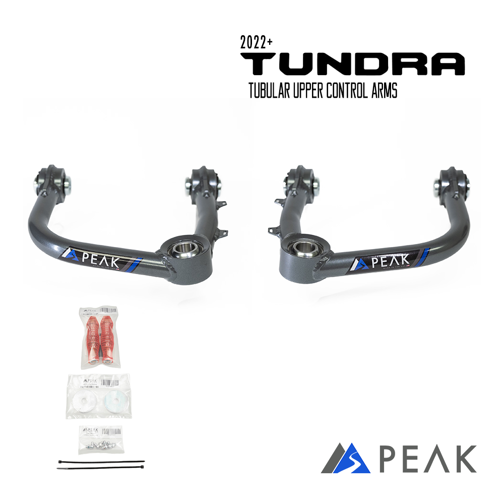 Peak Suspension Tubular Upper Control Arms – 2022+ Toyota Tundra for 2022+ Toyota Tundra