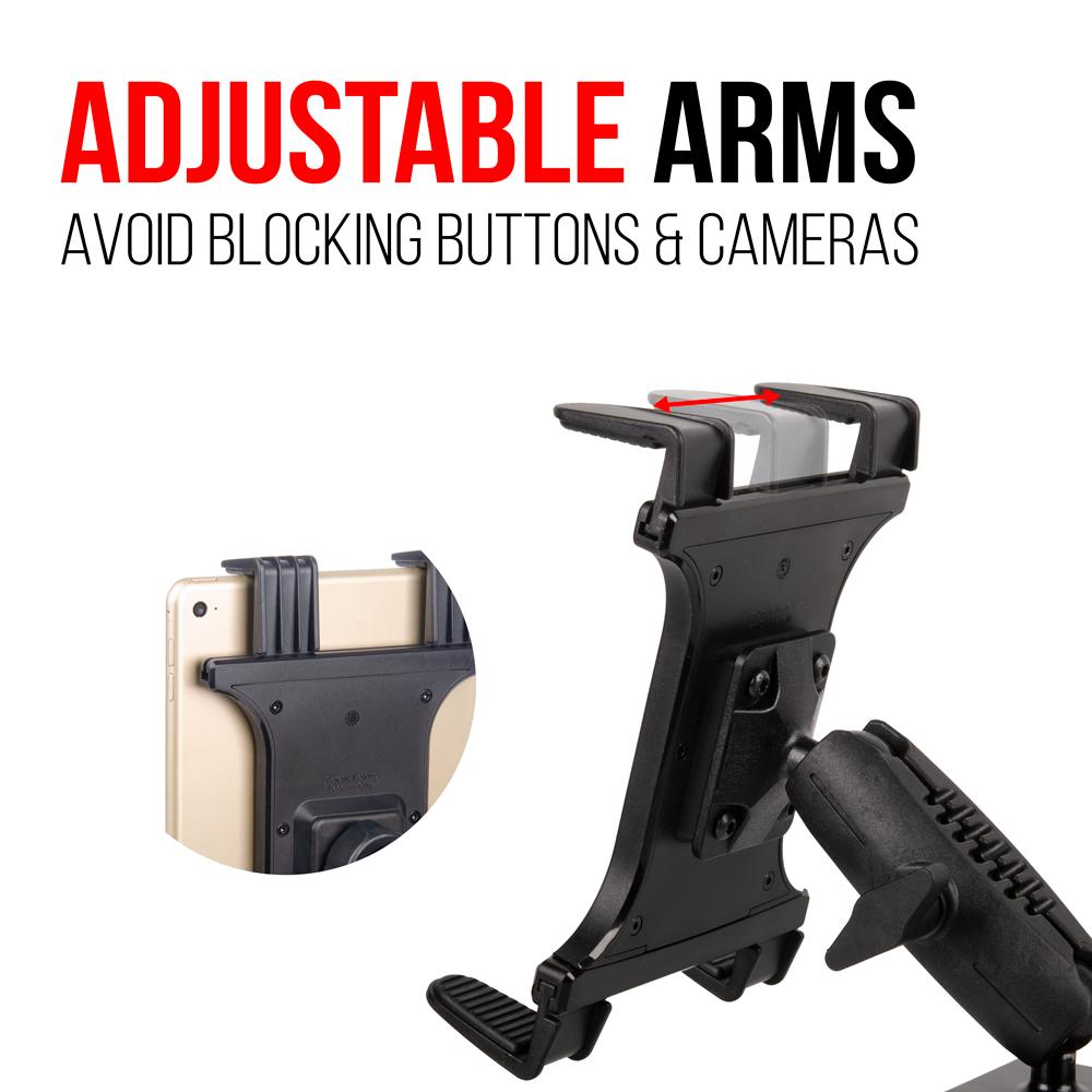 Tackform AMPS drill base tablet mount for universal fit