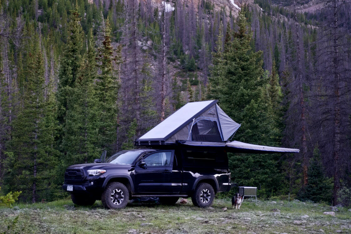 Dirtbox Overland Freestanding 270 Degree Awning for trucks, universal fit