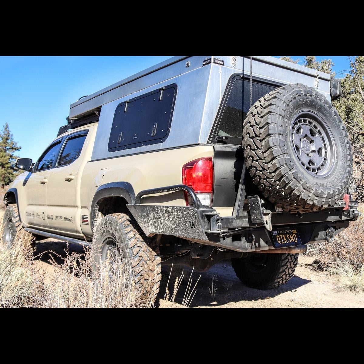 C4 Fabrication Tacoma Overland Series High Clearance Rear Bumper / 3rd Gen / 2016-2023