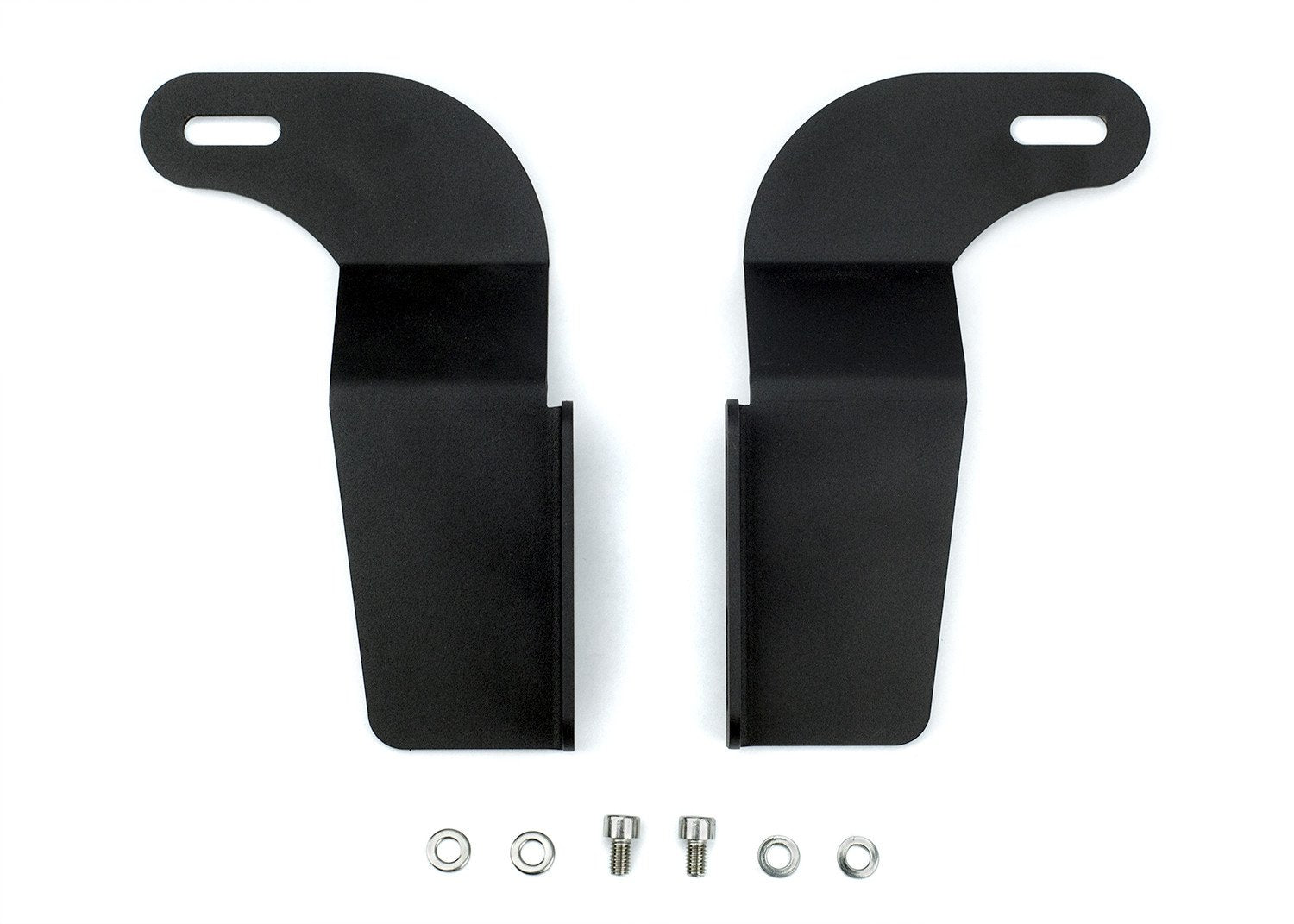 Black Tacoma 2016 stealth brackets with mounting hardware for off-road vehicle accessories