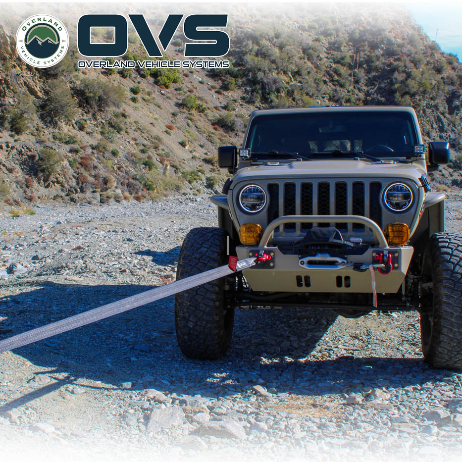 OVS Brute recovery tow strap with padded sleeve and storage bag - view 9