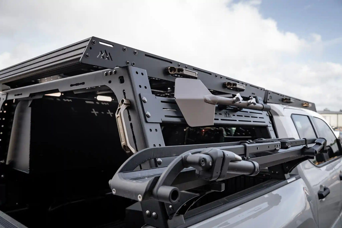 Toyota-Tacoma-bed-roof-rack-system-expert-bundle-installed - NVMOS