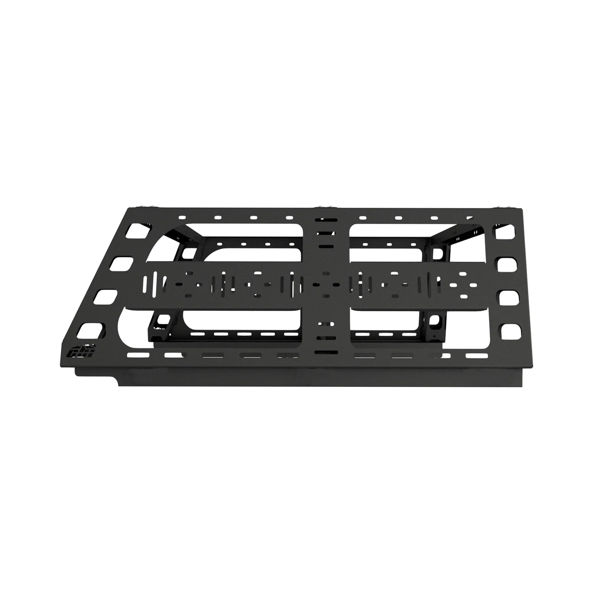 Black cab height bedrack for Toyota Tacoma, heavy-duty off-road accessory