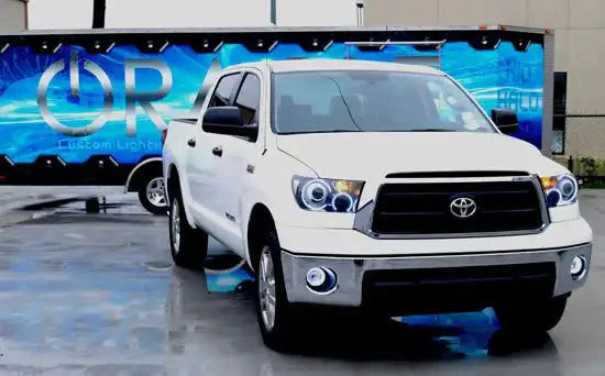 ToyotaTundraORACLEHaloSMDKitAngelEyeProjectorHeadlightsLEDLEDs - NVMOS