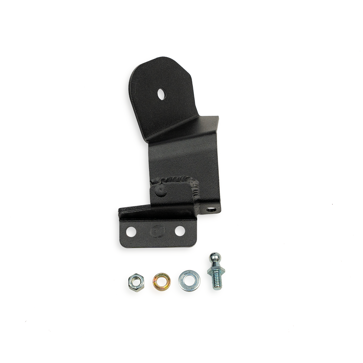 Toyota 4Runner 2025 rear antenna mounting bracket with bolts and washers on white background