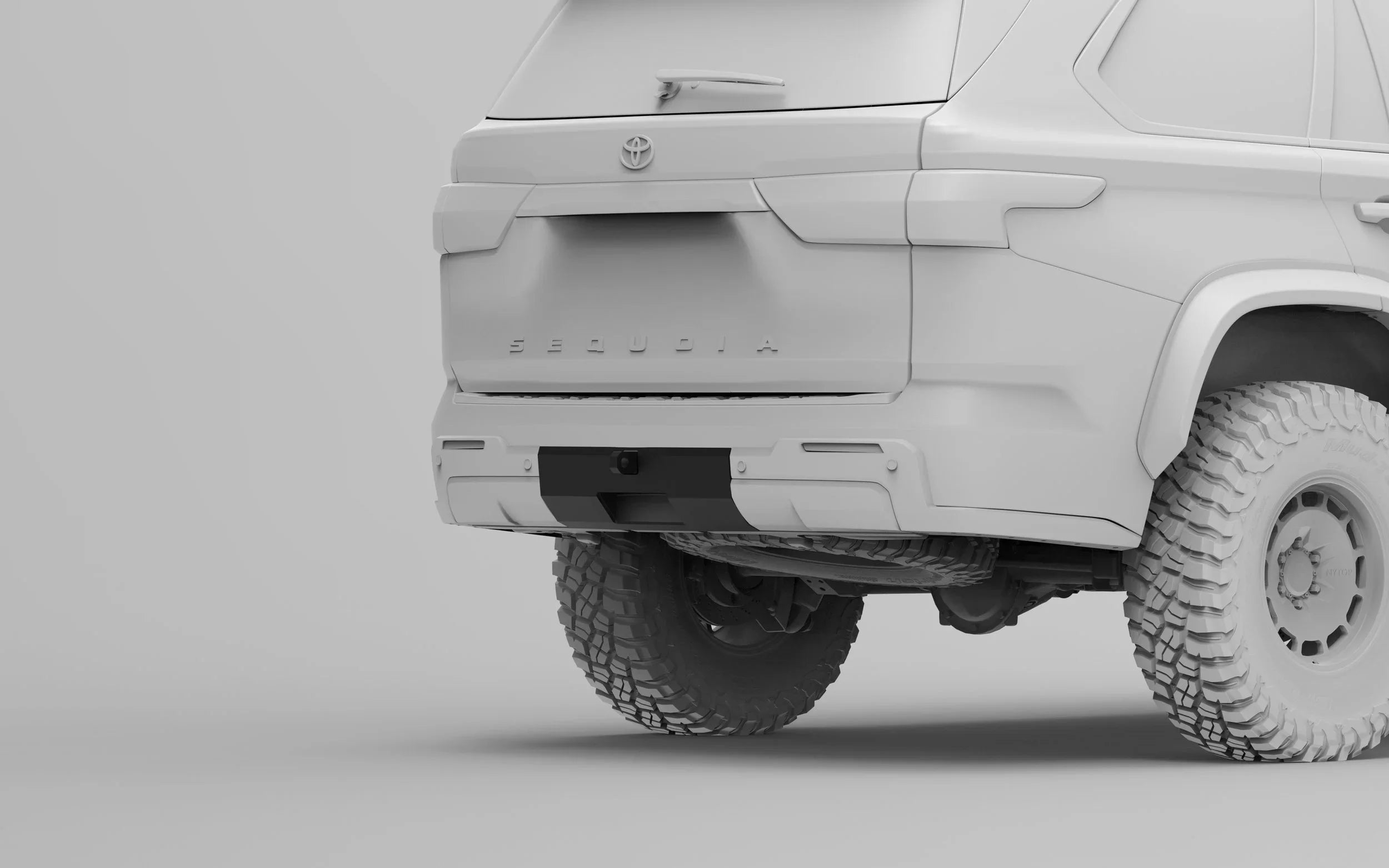 2023-Current Toyota Sequoia Rear Recovery Point/Hybrid Bumper