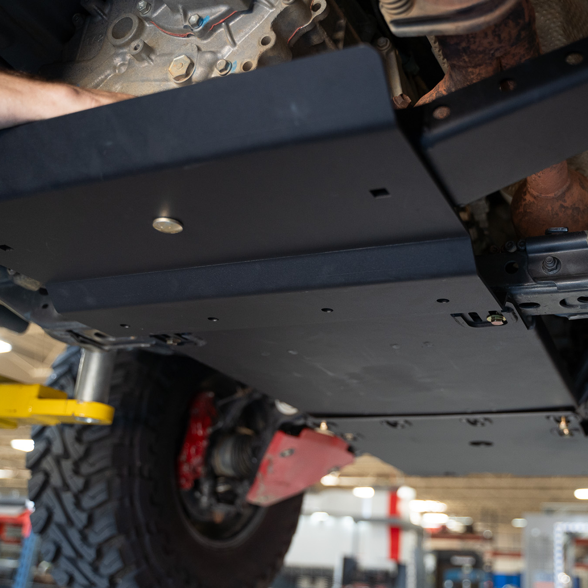 Transmission-Skid-Plate-For-2007-2014-Toyota-FJ-Cruiser - NVMOS