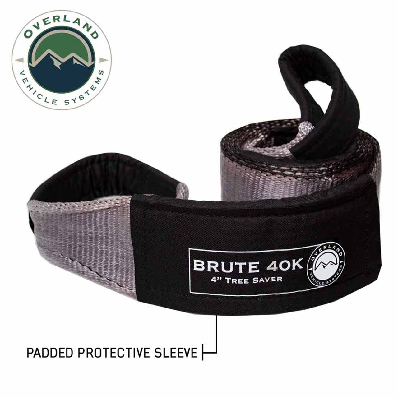 Tow Strap Gray With Black Ends & Storage Bag