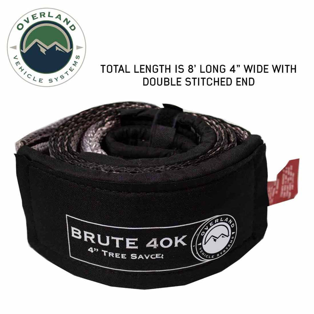 Tow Strap Gray With Black Ends & Storage Bag