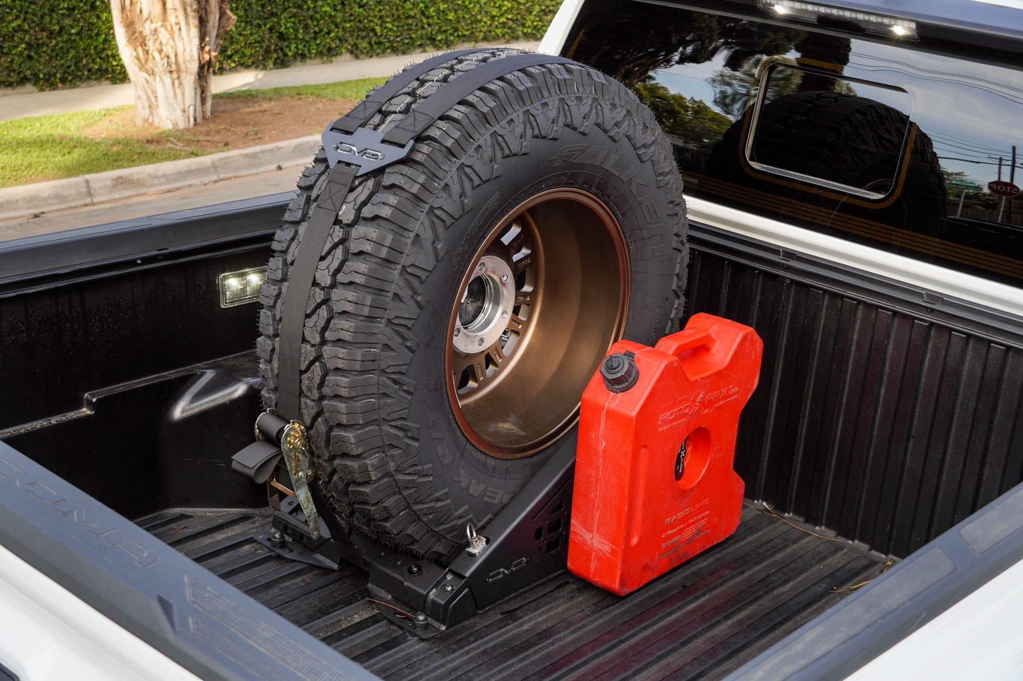 Truck-Bed-Universal-Tire-Carrier-_-Accessory-Mount-Installed-3 - NVMOS