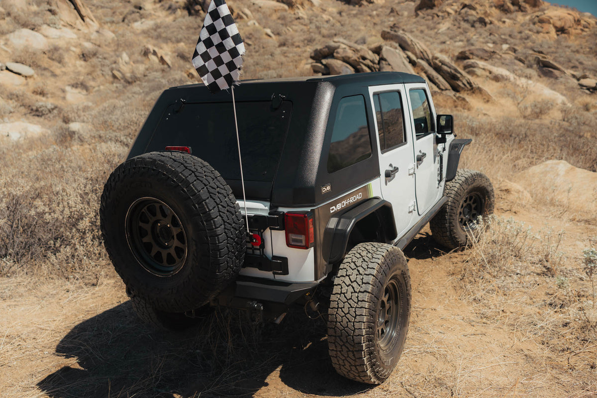 DV8 Offroad molle adjustable antenna and whip mount for universal fit
