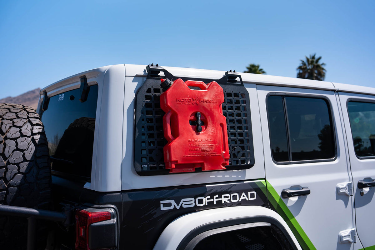 DV8 Offroad molle panel Rotopax mount for universal fit