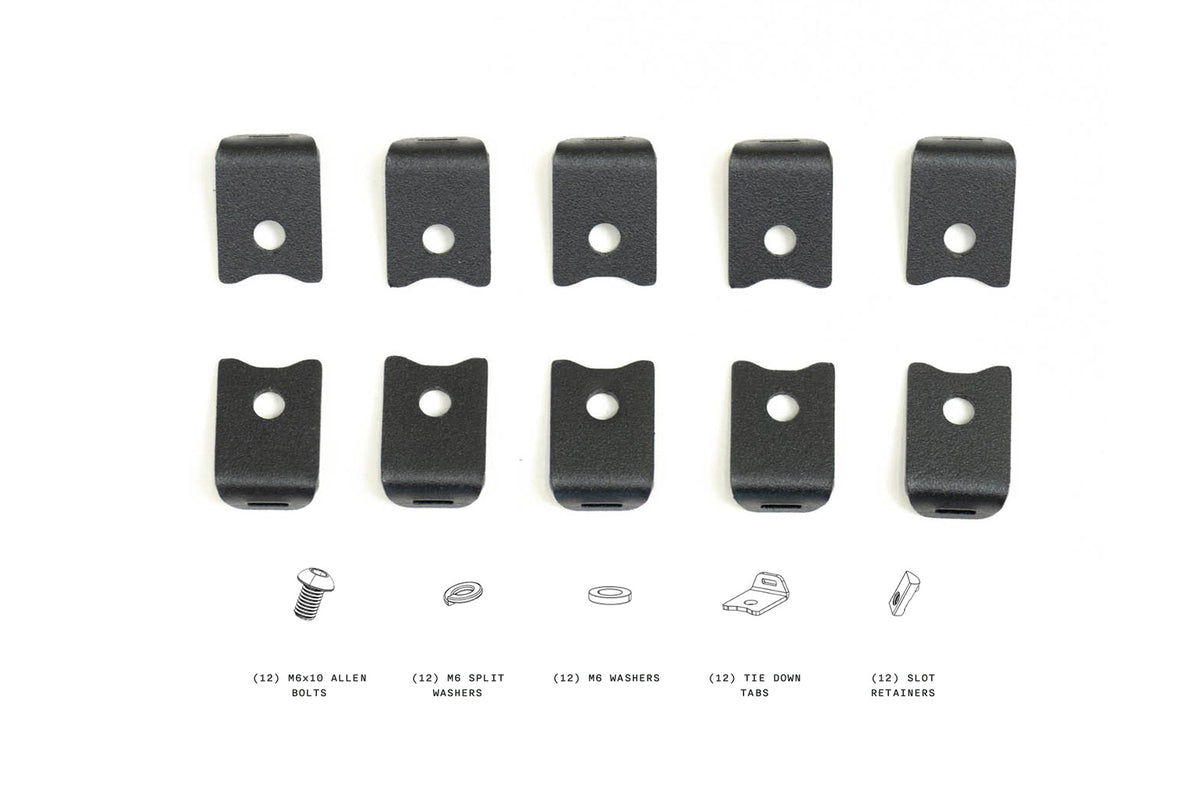 DV8 Offroad zip tie tabs 10 pack for universal fit