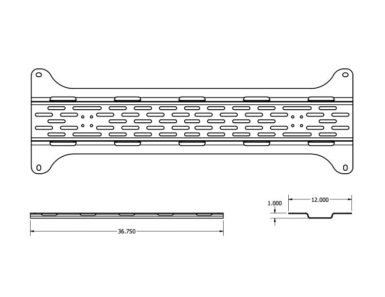 UniversalMAXTRAXMountingPlateWIREFRAMEDRAWINGS - NVMOS