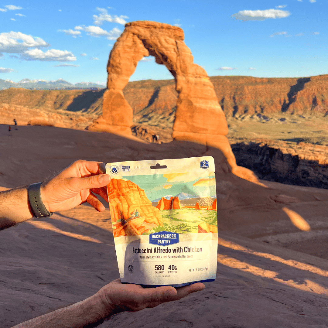 Backpacker's Pantry Fettuccine Alfredo with Chicken