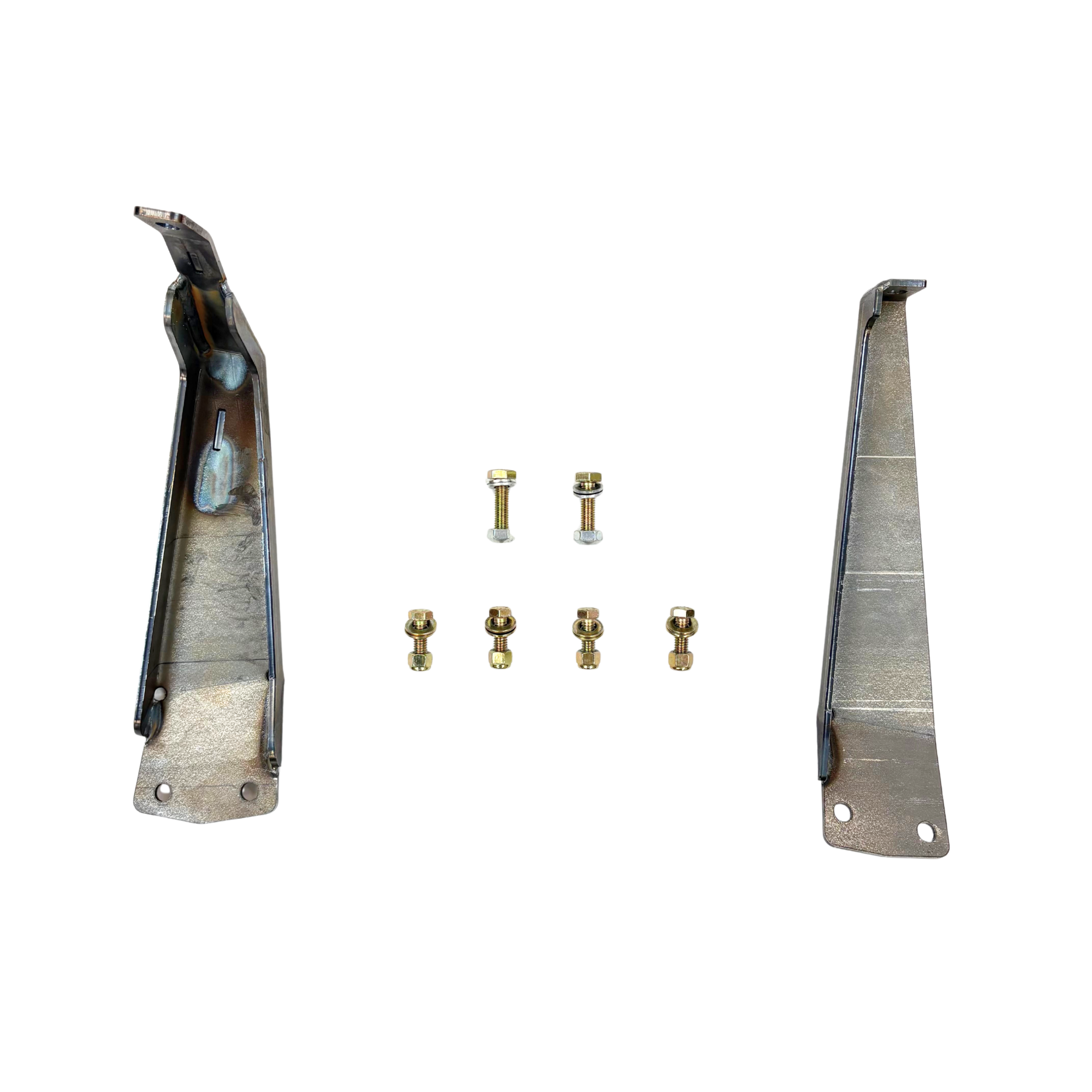 Steel mounting brackets and bolts for Toyota Tacoma or 4Runner overlanding accessories