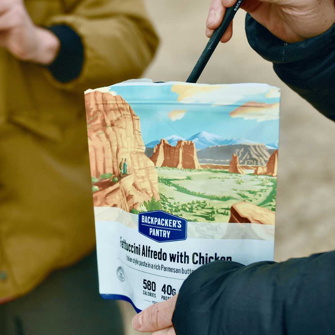 Backpacker's Pantry Fettuccine Alfredo with Chicken