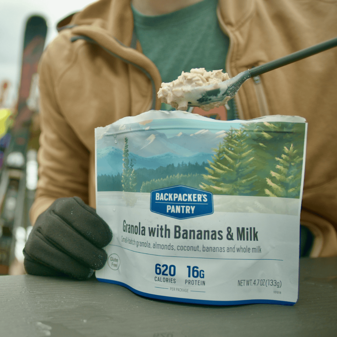 Backpacker's Pantry Granola with Bananas & Milk