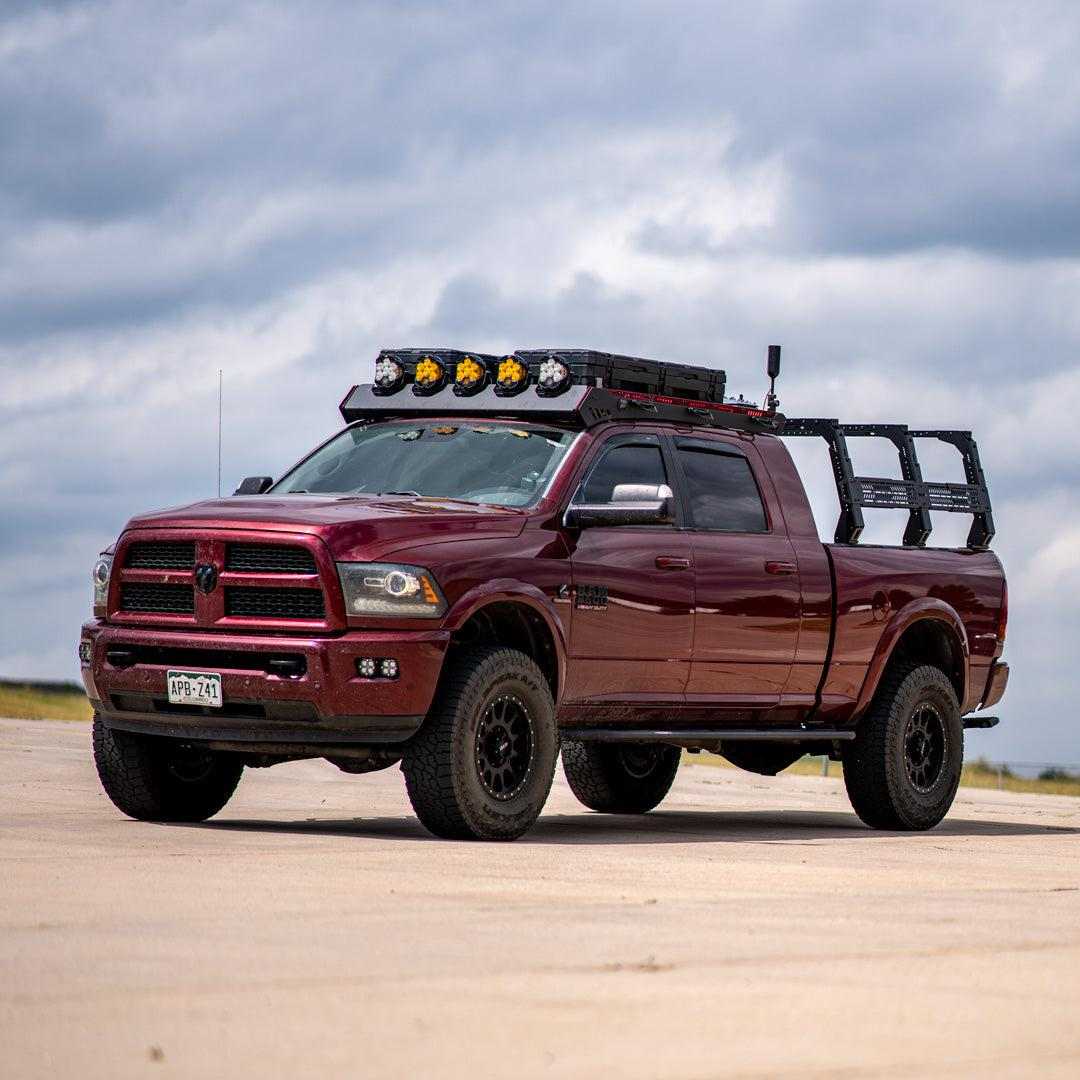upTOP Overland TRUSS variable height bed rack crossbars