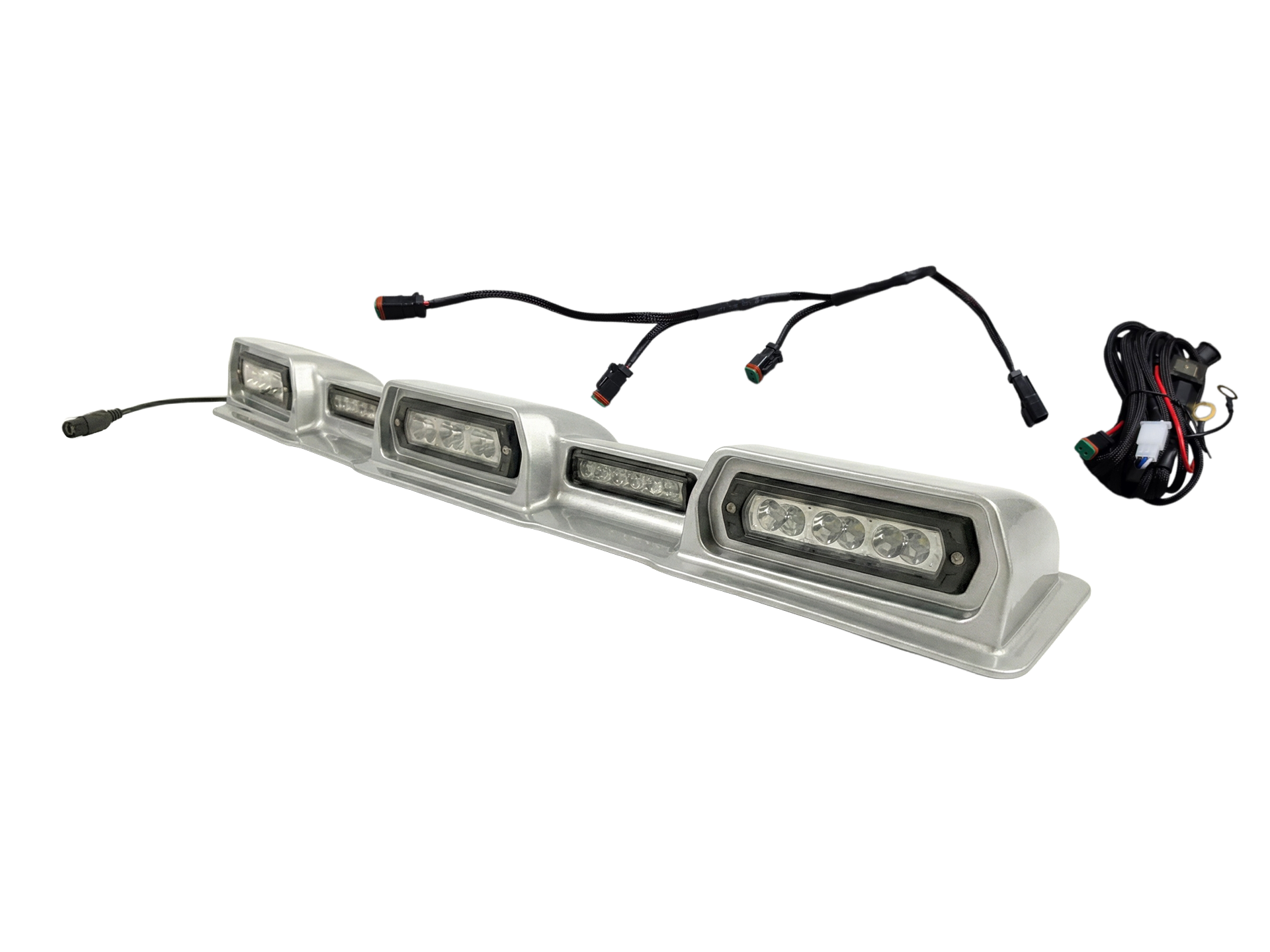 2024-2026 Toyota Tacoma PRO Integrated Roof Visor & Light System – Aero Housing with High-Output LED Light Bars & Dual-Color Markers