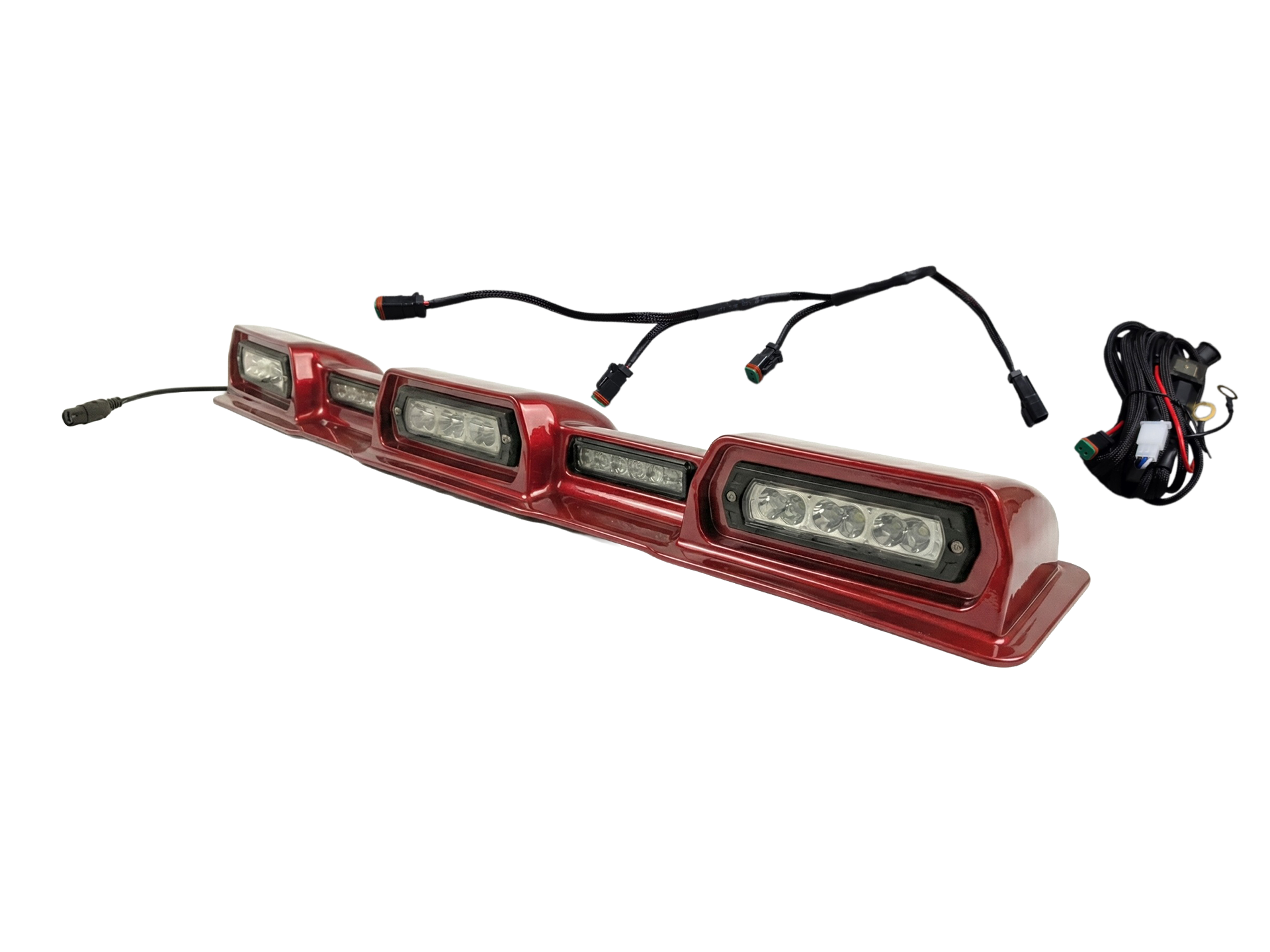 2024-2026 Toyota Tacoma PRO Integrated Roof Visor & Light System – Aero Housing with High-Output LED Light Bars & Dual-Color Markers