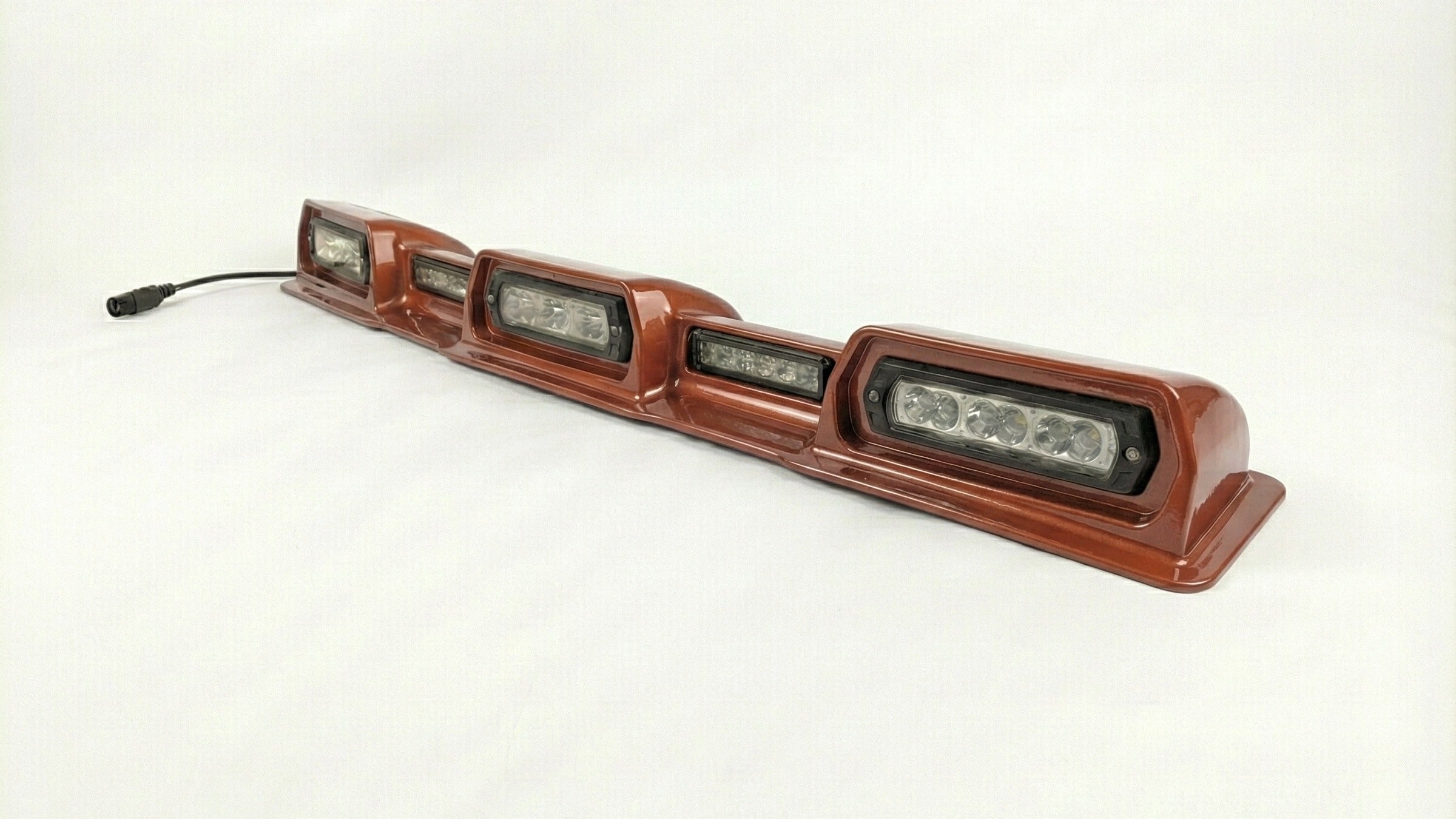 2024-2026 Toyota Tacoma PRO Integrated Roof Visor & Light System – Aero Housing with High-Output LED Light Bars & Dual-Color Markers