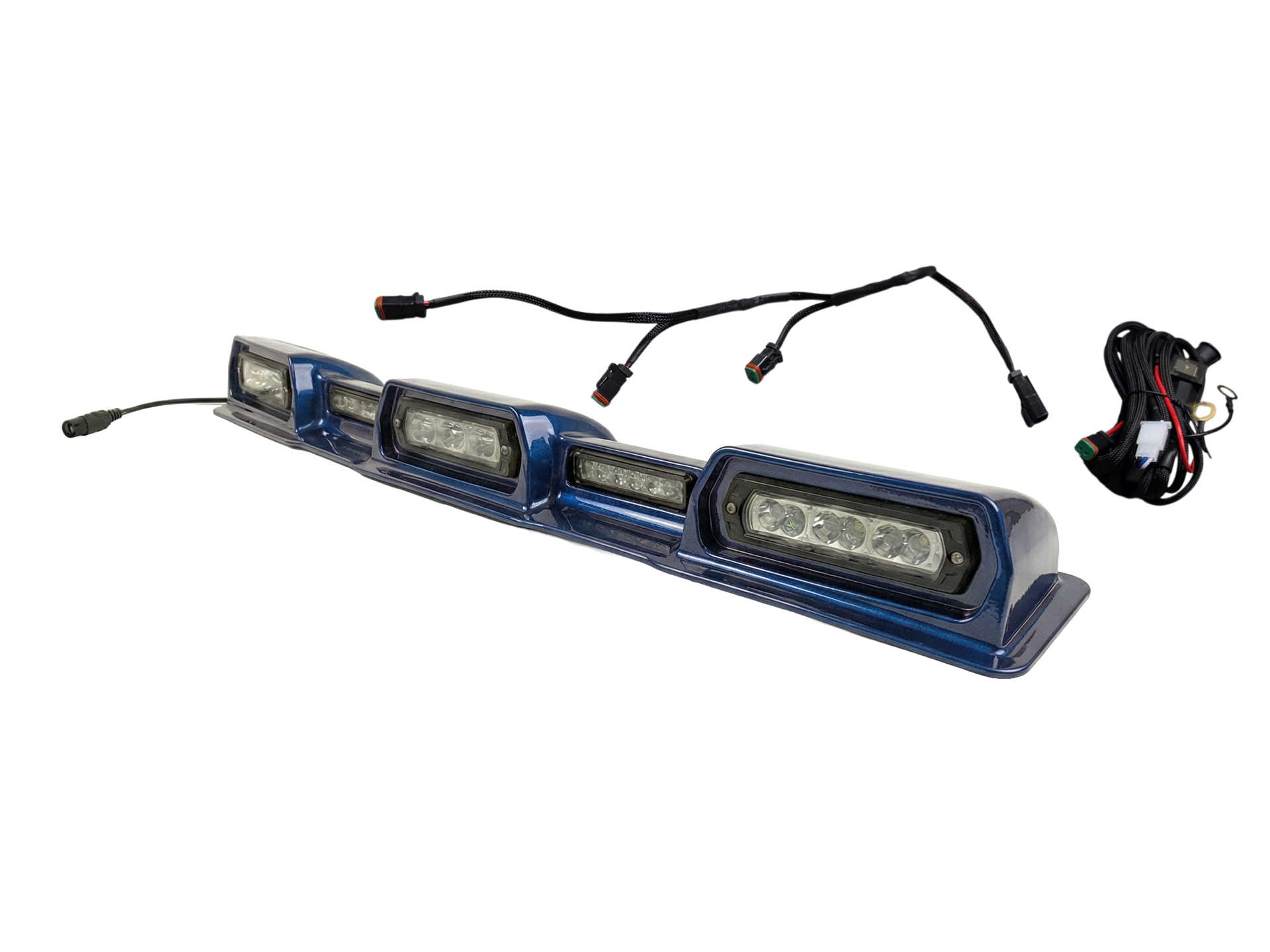 2024-2026 Toyota Tacoma PRO Integrated Roof Visor & Light System – Aero Housing with High-Output LED Light Bars & Dual-Color Markers