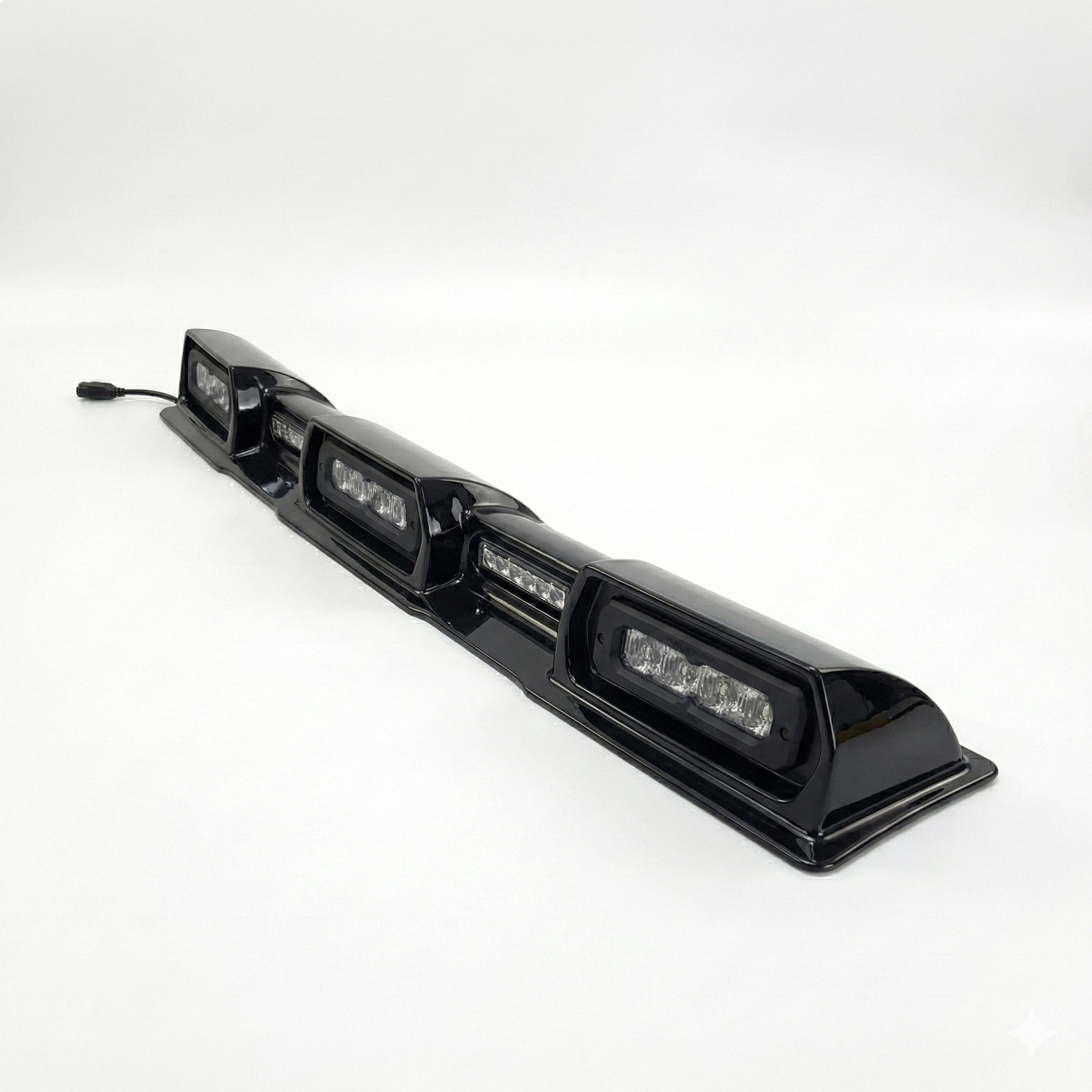 2024-2026 Toyota Tacoma PRO Integrated Roof Visor & Light System – Aero Housing with High-Output LED Light Bars & Dual-Color Markers