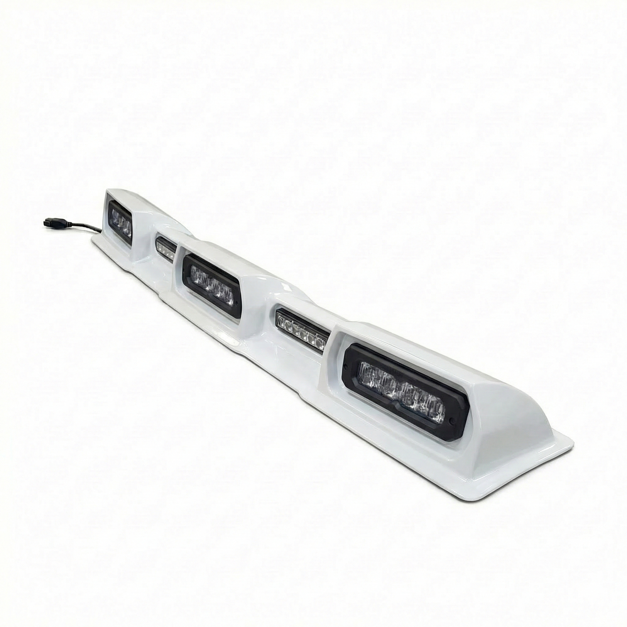 2024-2026 Toyota Tacoma PRO Integrated Roof Visor & Light System – Aero Housing with High-Output LED Light Bars & Dual-Color Markers
