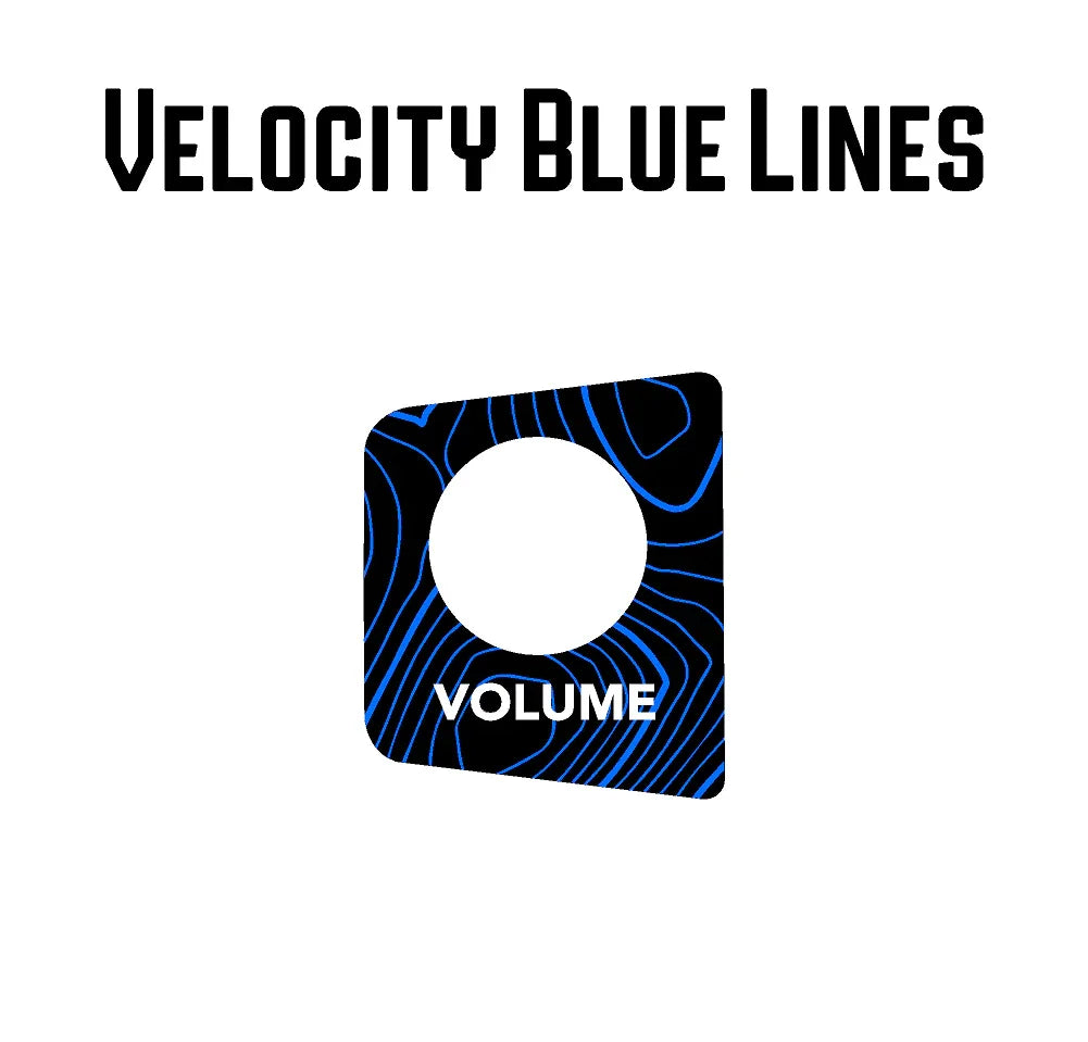 StickerFab Topographic Volume Button Trim Cover - 2024+ Land Cruiser