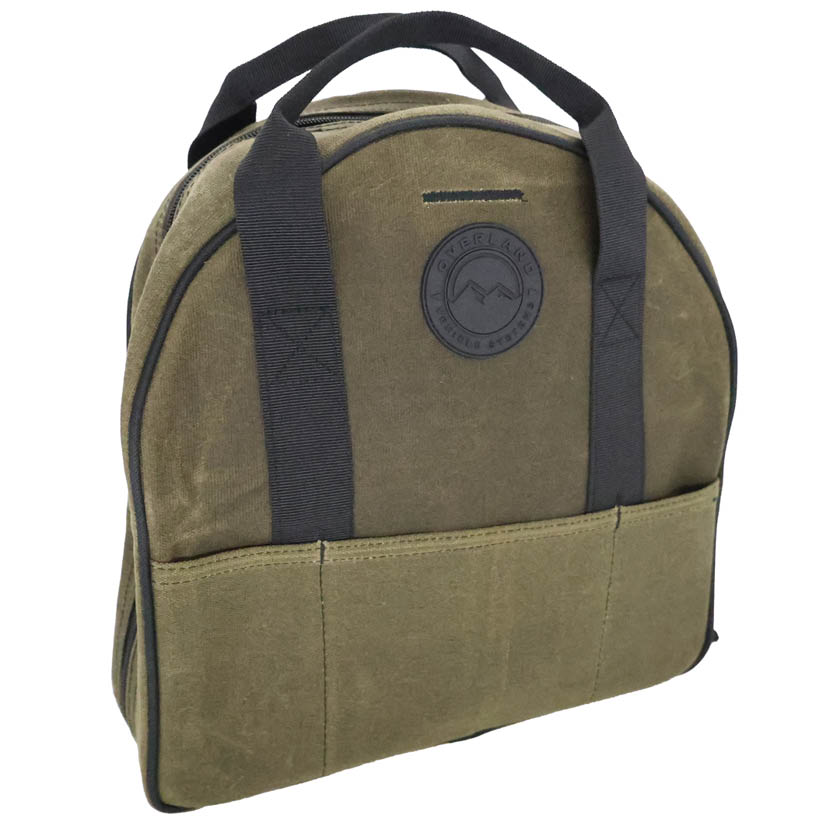 Overland Vehicle Systems Canyon #16 waxed canvas jumper cable storage bag