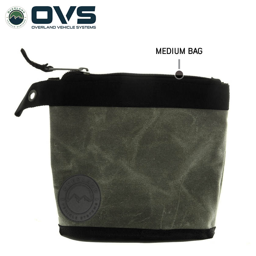 Overland Vehicle Systems Canyon small/medium #12 waxed canvas storage bag 3-piece set - view 4