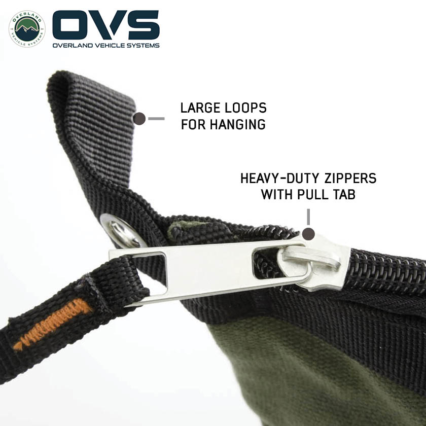 Overland Vehicle Systems Canyon small/medium #12 waxed canvas storage bag 3-piece set - view 6