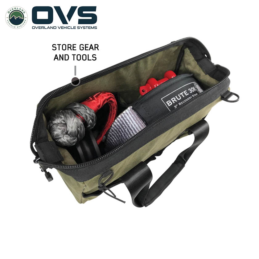 Overland Vehicle Systems Canyon #16 waxed canvas all purpose tool bag - view 3