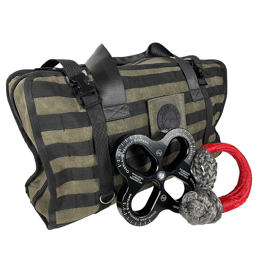 Overland Vehicle Systems large waxed canvas recovery bag