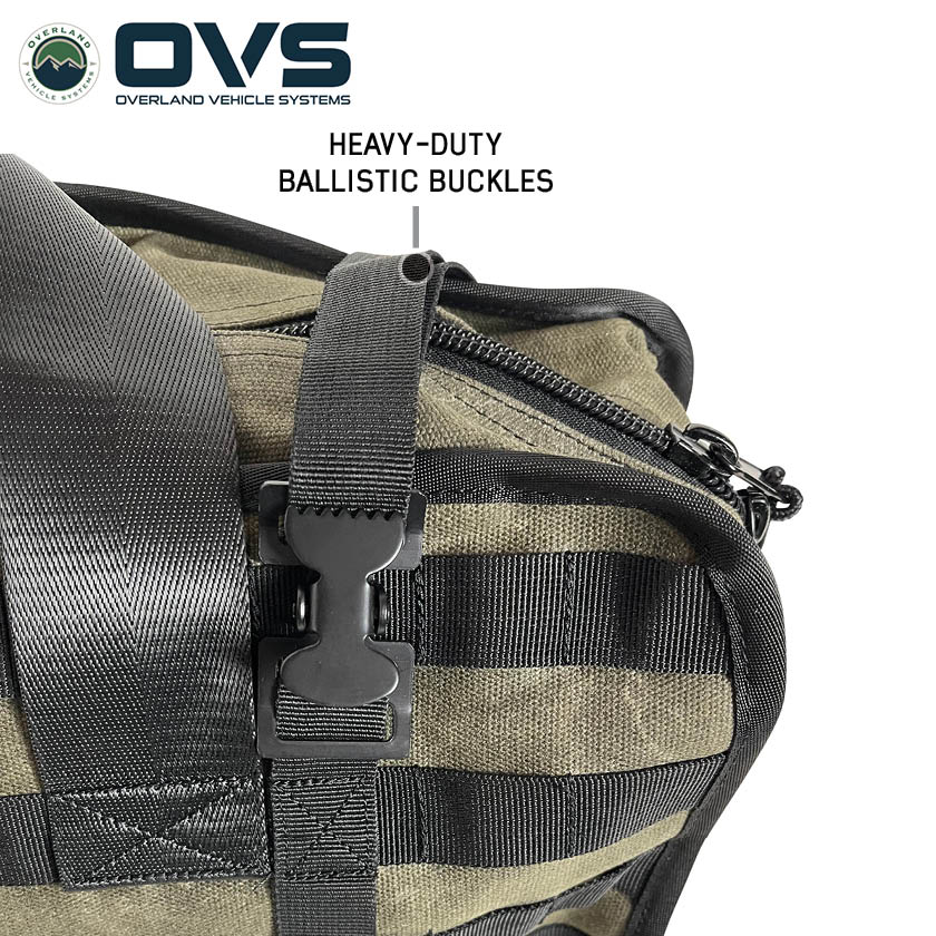 Overland Vehicle Systems large waxed canvas recovery bag - view 3