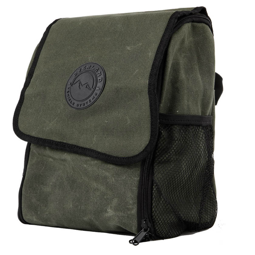 Overland Vehicle Systems waxed canvas overnight toiletry bag