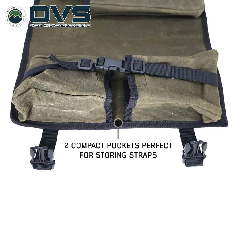 Overland Vehicle Systems Canyon #16 waxed canvas recovery wrap storage bag - view 4