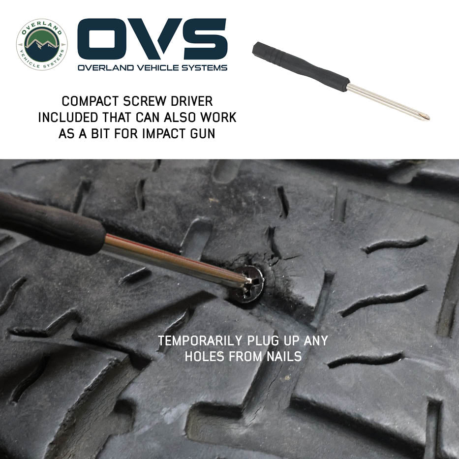 Overland Vehicle Systems Tire Repair Screw Plug Kit - view 7
