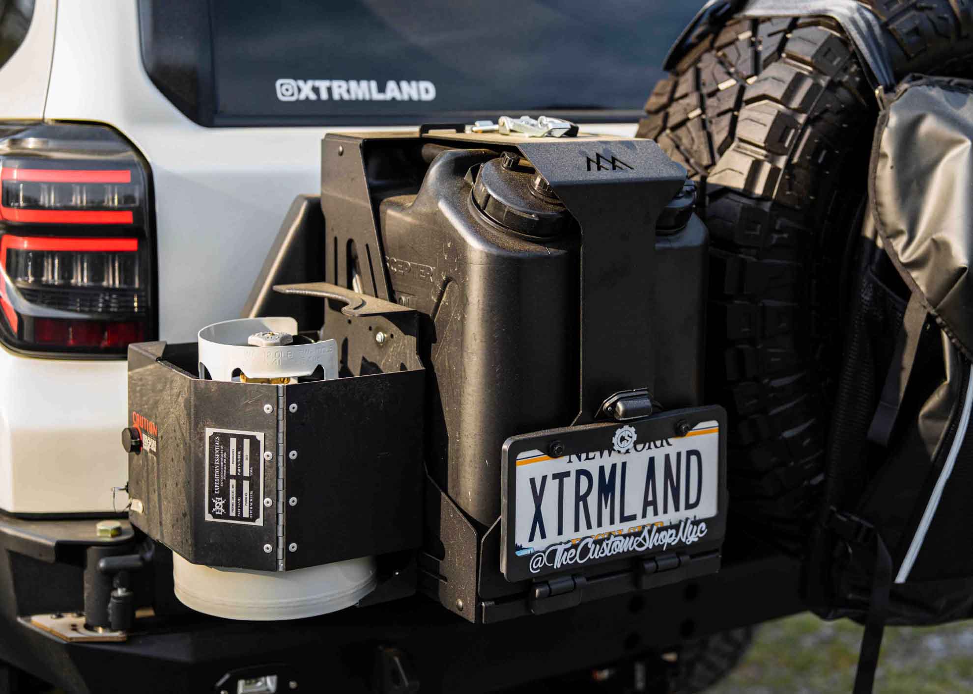 Backwoods Jerry's Can Holder - Dual Universal Jerry Can Carrier