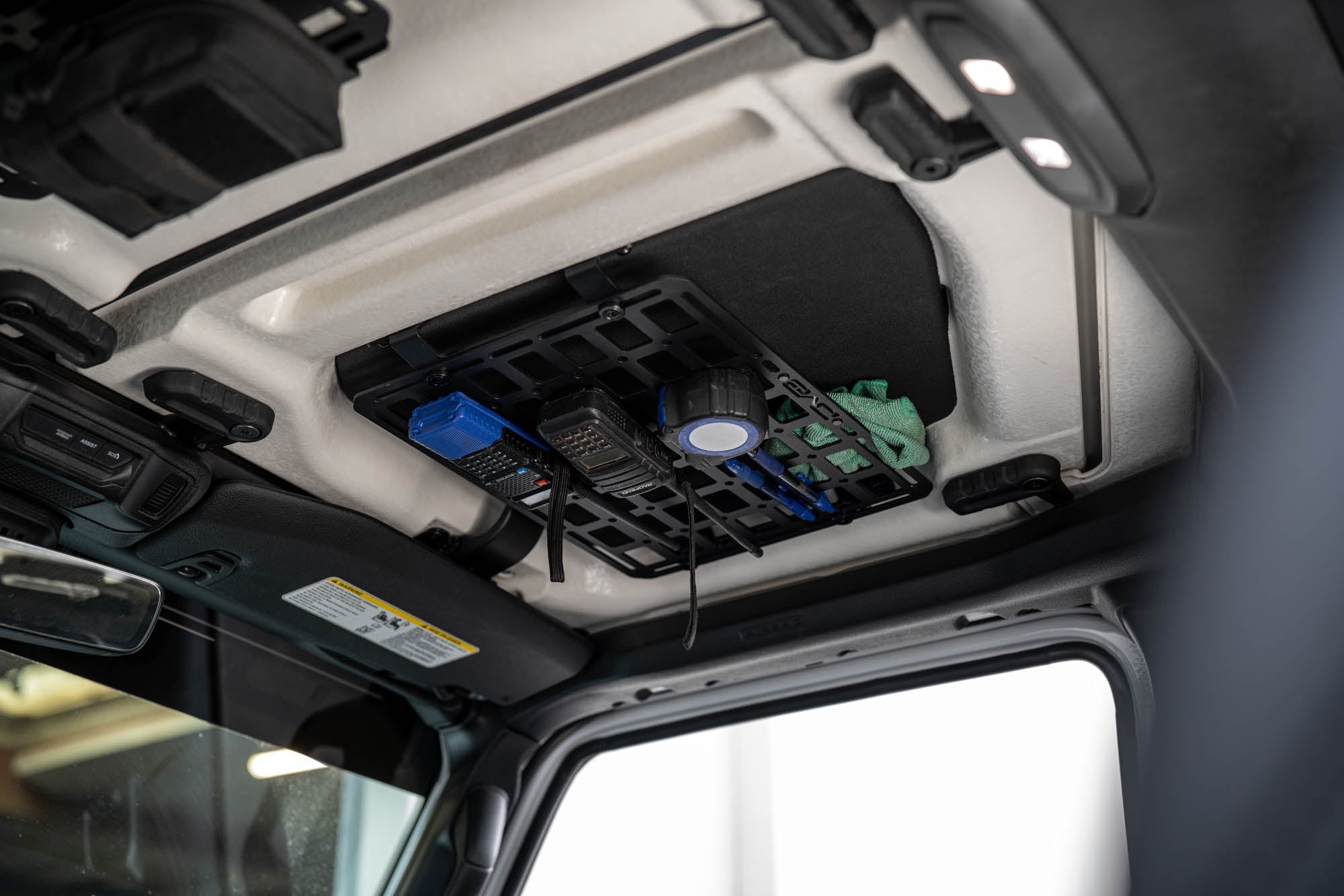 Wrangler-JL-Roof-Mount-for-Molle-Panel-Installed-3 - NVMOS
