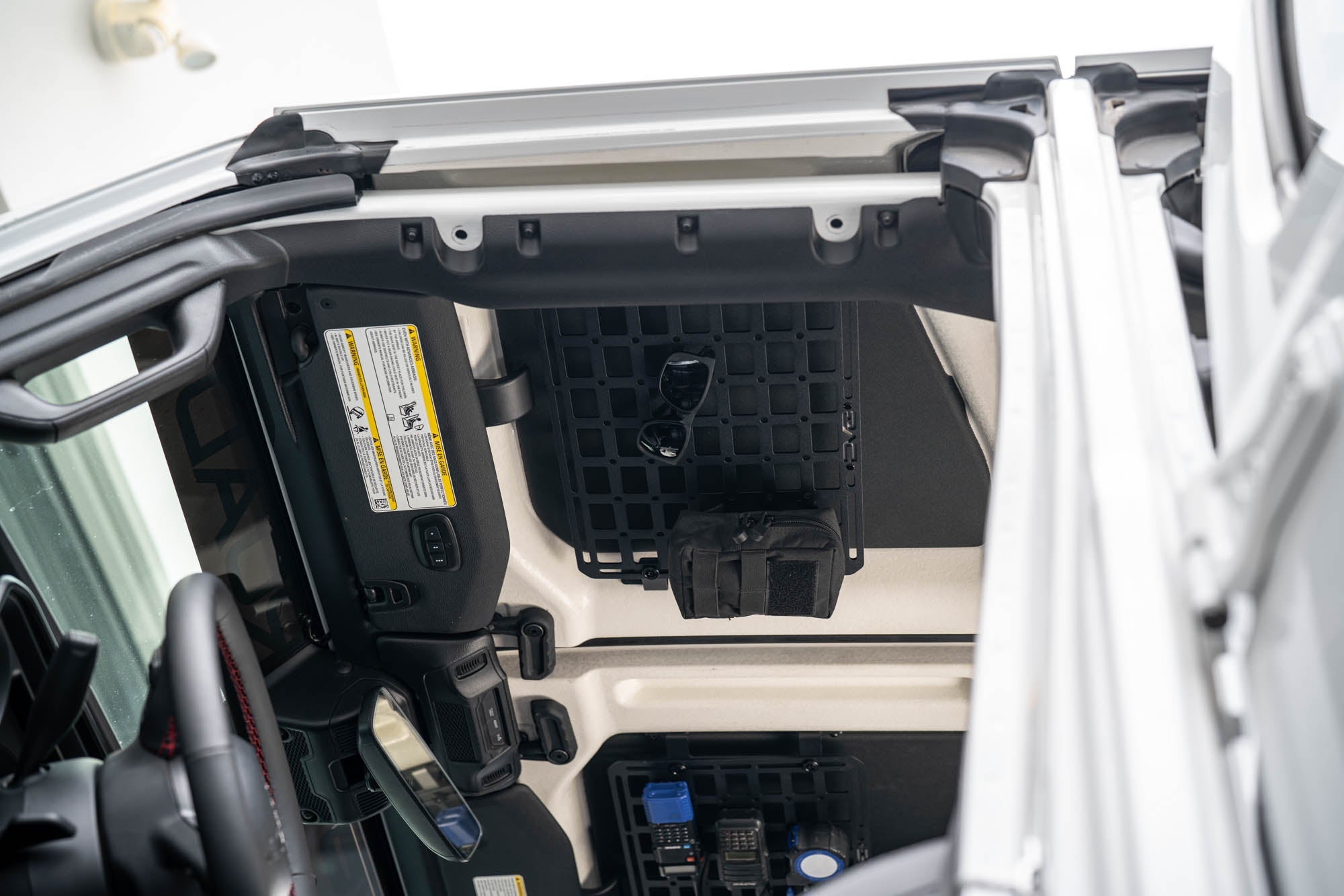 Wrangler-JL-Roof-Mount-for-Molle-Panel-Installed-5 - NVMOS