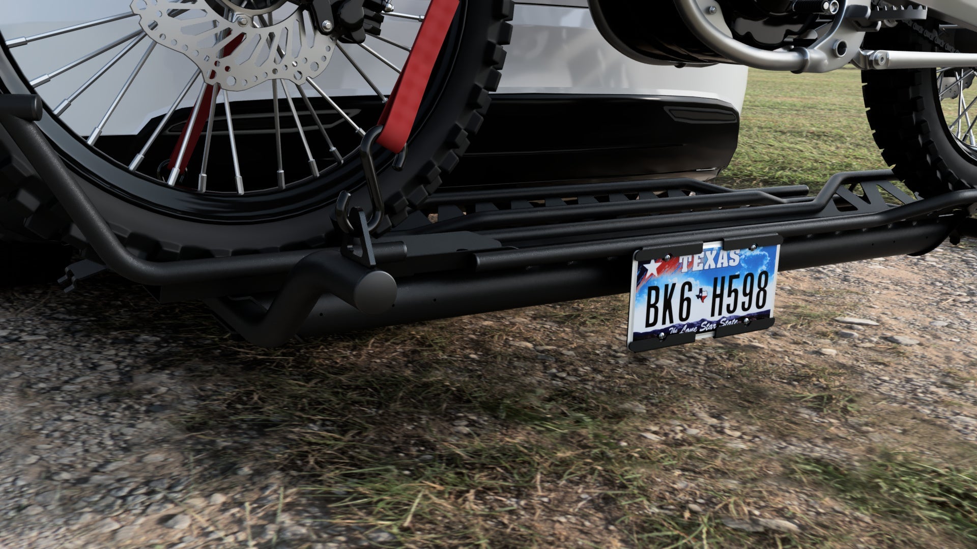 MotoTote License Plate Holder