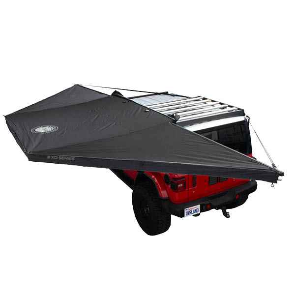 OVS XD Nomadic 180 degree awning, black body and black trim