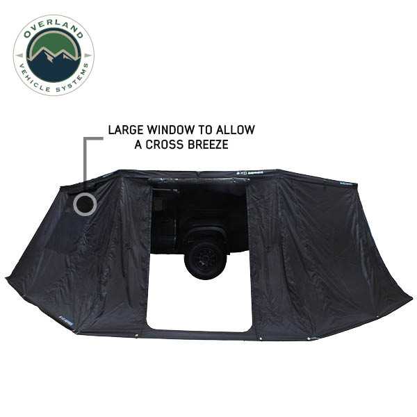 Overland Vehicle Systems XD Nomadic 270 degree awning walls with blackout - view 2