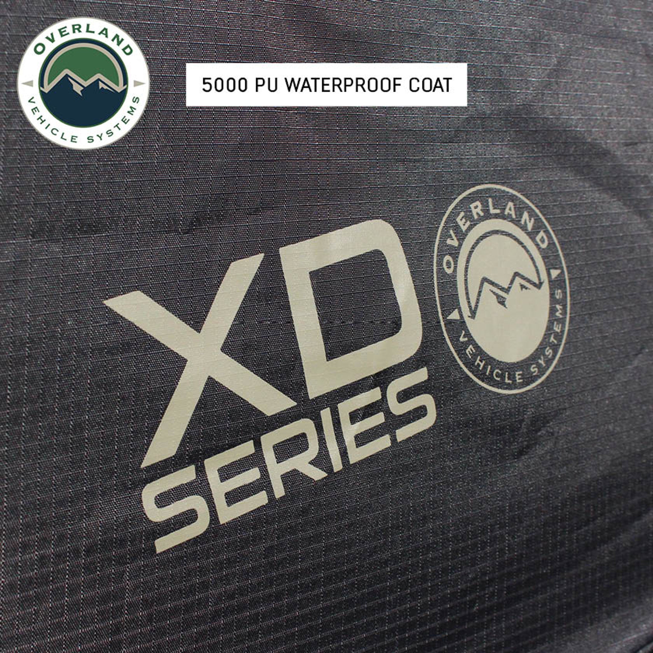 XD Everest Annex Room Roof Top Tent Extension - Black Body Grey Trim