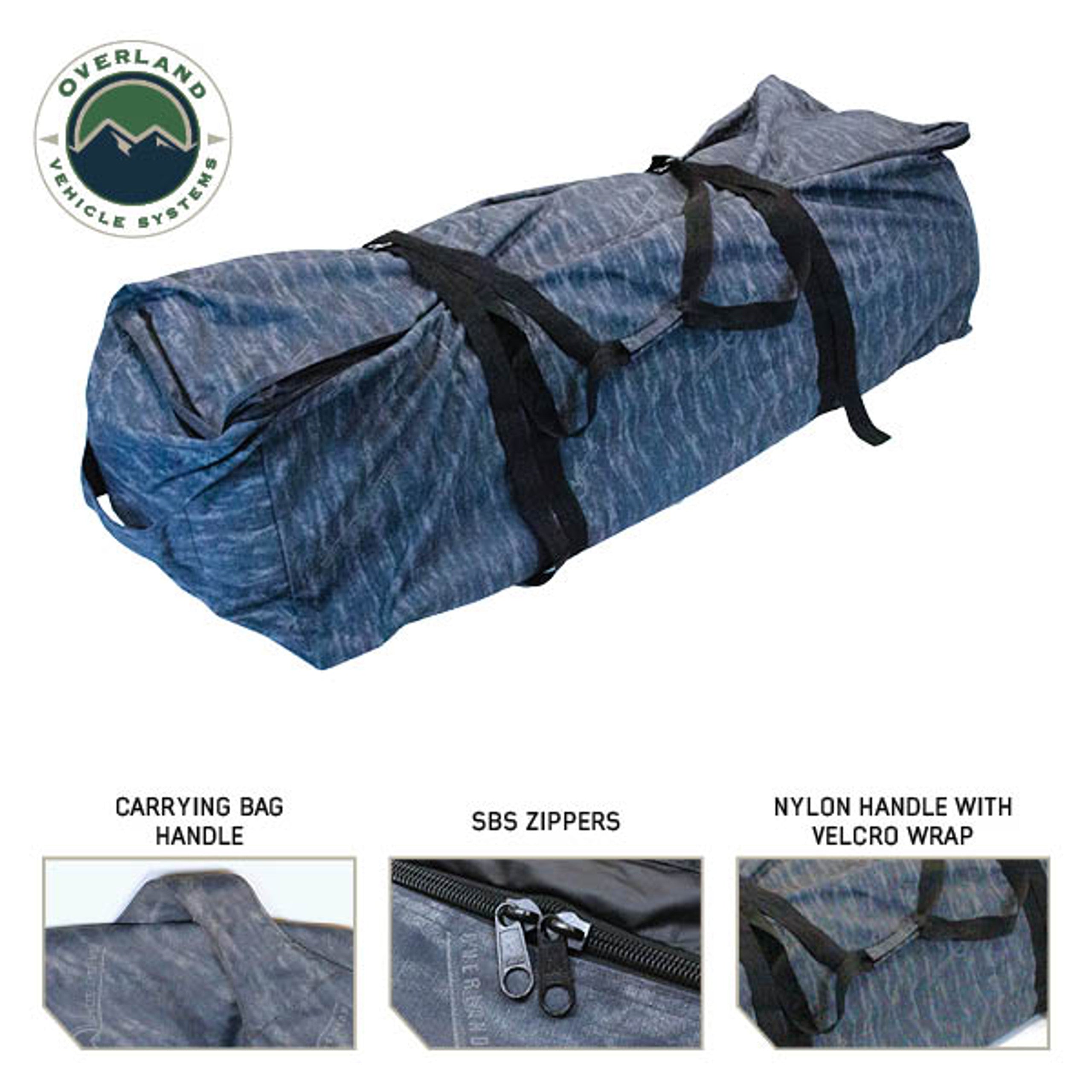 XD Khumbu 2 Person Swag Bag Tent W/ Black Out, Blue Body, and Storage Bag