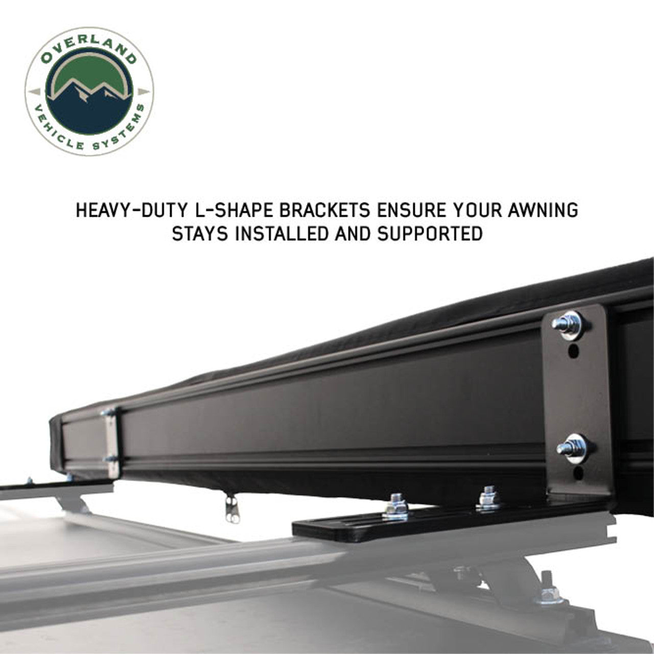 XD Nomadic 2.0 - 6.5' Awning - W/ Lights, Black Out, Black Fabric & Travel Cover Universal